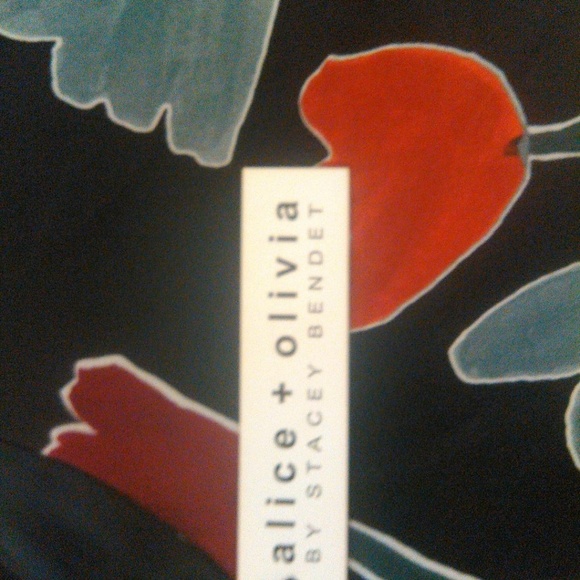 Alice + Olivia lined silk skirt, size 8 - Picture 4 of 7